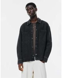 Pull&Bear - Acid Wash Overshirt - Lyst
