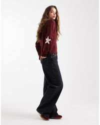 Mango - Teen Knit Sweater With Star Detail - Lyst
