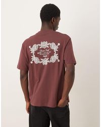 ASOS - Relaxed T-shirt With Floral Emblem Graphic - Lyst