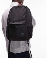 New Balance - Mochila Negra Con Logo De - Lyst