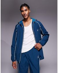 Liquor N Poker - Nylon Track Jacket With Logo And Piping Details - Lyst
