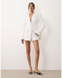 AFRM - Jemima Cinched Waist Blazer Co-Ord - Lyst