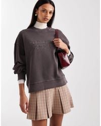 Tommy Hilfiger - – kastiges sweatshirt - Lyst