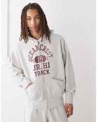 Champion - Full Zip Graphic Hoodie - Lyst