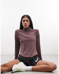 Nike - Nike Tempo Running Dri-fit Half Zip Top - Lyst