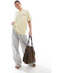 Pull&Bear - Oversized Boxy Print Tee - Lyst