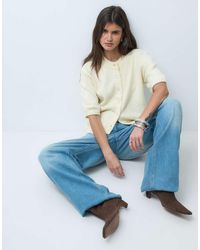 ASOS - Lightweight Relaxed Short Sleeve Cardigan - Lyst
