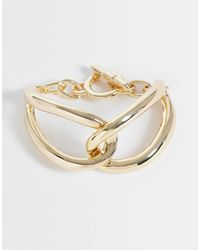 ASOS - Bracelet With Statement T-Bar Chain - Lyst