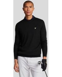 Lyle & Scott - Mid Knits Golf Polyblend Crew Neck Pullover - Lyst