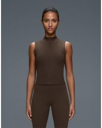 Oysho - Comfortlux Zip Tank Top - Lyst