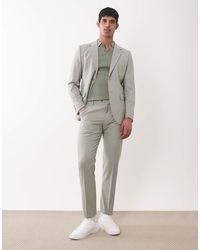 SELECTED - Slim Fit Suit Trousers - Lyst
