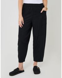 Threadbare - Linen Blend Pocket Detail Barrel Leg Trousers - Lyst