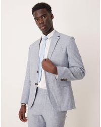 SELECTED - – malik – leinen-blazer - Lyst