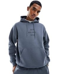 New Balance - Iconic Collegiate Graphic Hoodie - Lyst