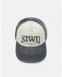 Pull&Bear - Stwd - casquette - noir délavé - Lyst