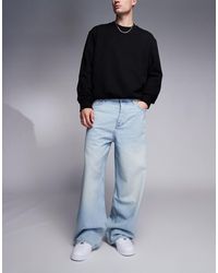 HUGO - Hugo Mason Loose Fit Denim Jeans - Lyst