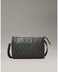 Calvin Klein - Cross Body Monogram Logo Bag - Lyst