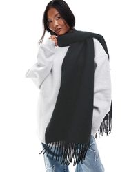 ASOS - Supersoft Scarf With Tassels - Lyst