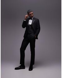 TOPMAN - Slim Tux Suit Trousers - Lyst