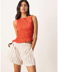 ASOS - Asymmetric Shir Top - Lyst