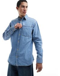 Jack & Jones - Long Sleeve Denim Shirt - Lyst