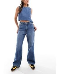 New Look - Adalae Wide Leg Jean - Lyst
