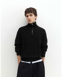 Pull&Bear - Pullover mit halbem reißverschluss - Lyst