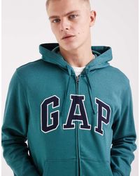 Gap - Logo Zip Through Hoodie - Lyst