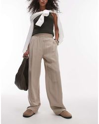 TOPSHOP - Elasticated Waistband Tailored Jogger Trouser - Lyst