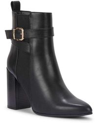 SEQWL - Dress Chelsea Ankle Booties Pointed Toe With Buckle Strap - Lyst