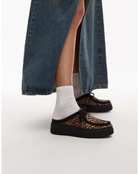Clarks - – torhill – mules mit leopardenmuster - Lyst