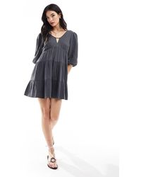Iisla & Bird - Tiered Mini Summer Dress - Lyst