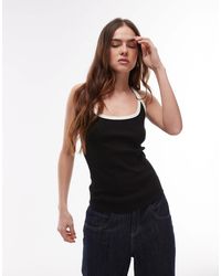 TOPSHOP - – geripptes trägertop - Lyst