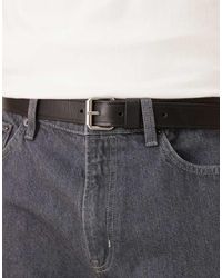 ARKET - Premium Classic Leather Belt With Buckle - Lyst
