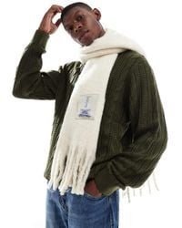 Jack & Jones - Sciarpa Spessa Color Crema - Lyst