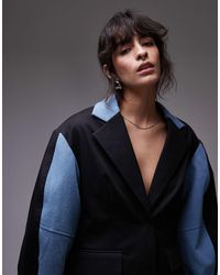 ASOS - – jeans-blazer im deconstructed-design - Lyst