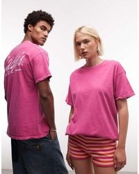 Reclaimed Vintage - Unisex Back Graphic Oversized T-shirt - Lyst