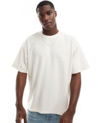 Jack & Jones - Premium Oversized Textured T-shirt - Lyst