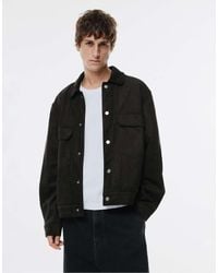 Pull&Bear - Faux Suede Jacket - Lyst