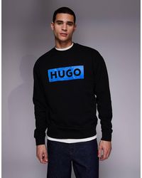 HUGO - Chest Logo Sweatshirt - Lyst