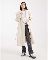 Miss Selfridge - Formal Wrap Coat - Lyst