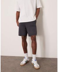 ASOS - Oversized Midweight Knitted Cotton Shorts Co-ord - Lyst