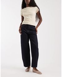 Vero Moda - Billie High Rise Barrel Leg Jeans - Lyst