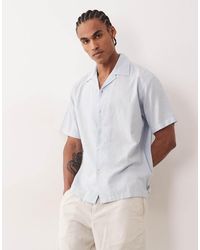 Jack & Jones - Short Sleeve Linen Blend Shirt - Lyst
