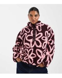 ONLY - Overhemd Met Knoopsluiting Van Borgfleece - Lyst