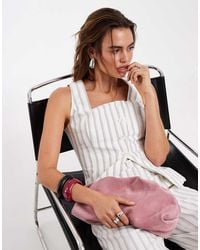 Vero Moda - Square Neck Asymmetric Placket Waistcoat Co-ord - Lyst