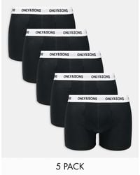 Only & Sons - 5 Pack Trunks - Lyst