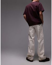 Dickies - Pantalones Y Rojos De Estilo Carpintero Con Raya Diplomática De - Lyst