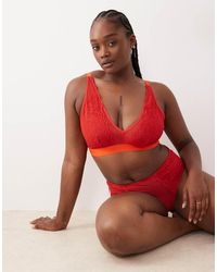 Lemonade Dolls - Fuller Bust Synergy Lace And Mesh Bralette - Lyst