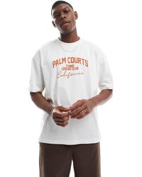 ASOS - Oversized T-shirt With Sports Graphic - Lyst